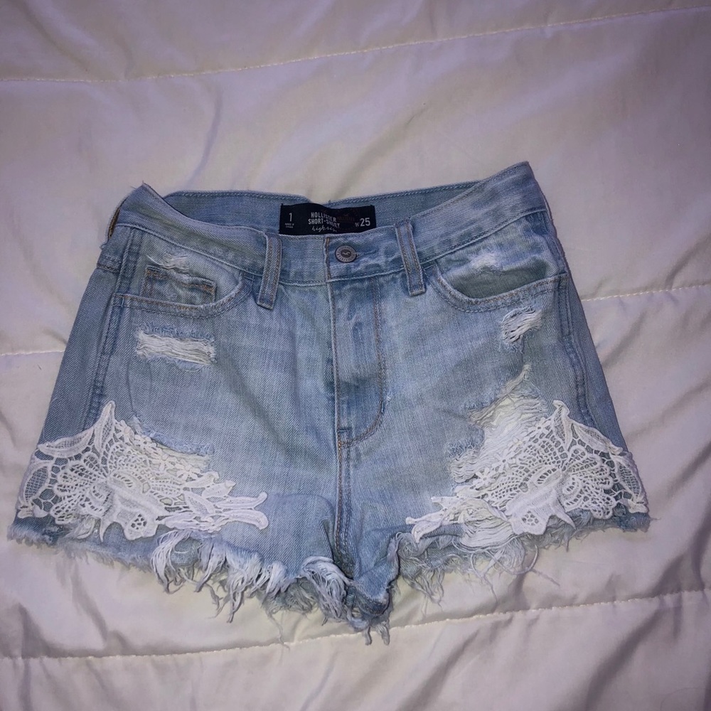 Hollister jean shorts